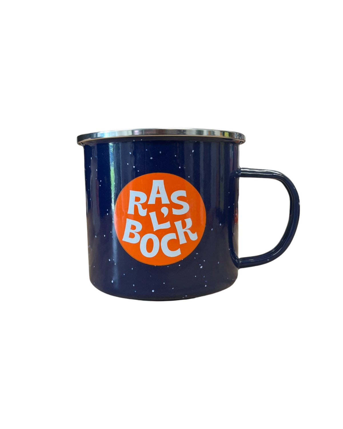 Tasse en émail bleu & blanc - Savonnerie Buissonnière Capdenac le Haut Tasse en émail bleu & blanc - Savonnerie Buissonnière Capdenac le Haut